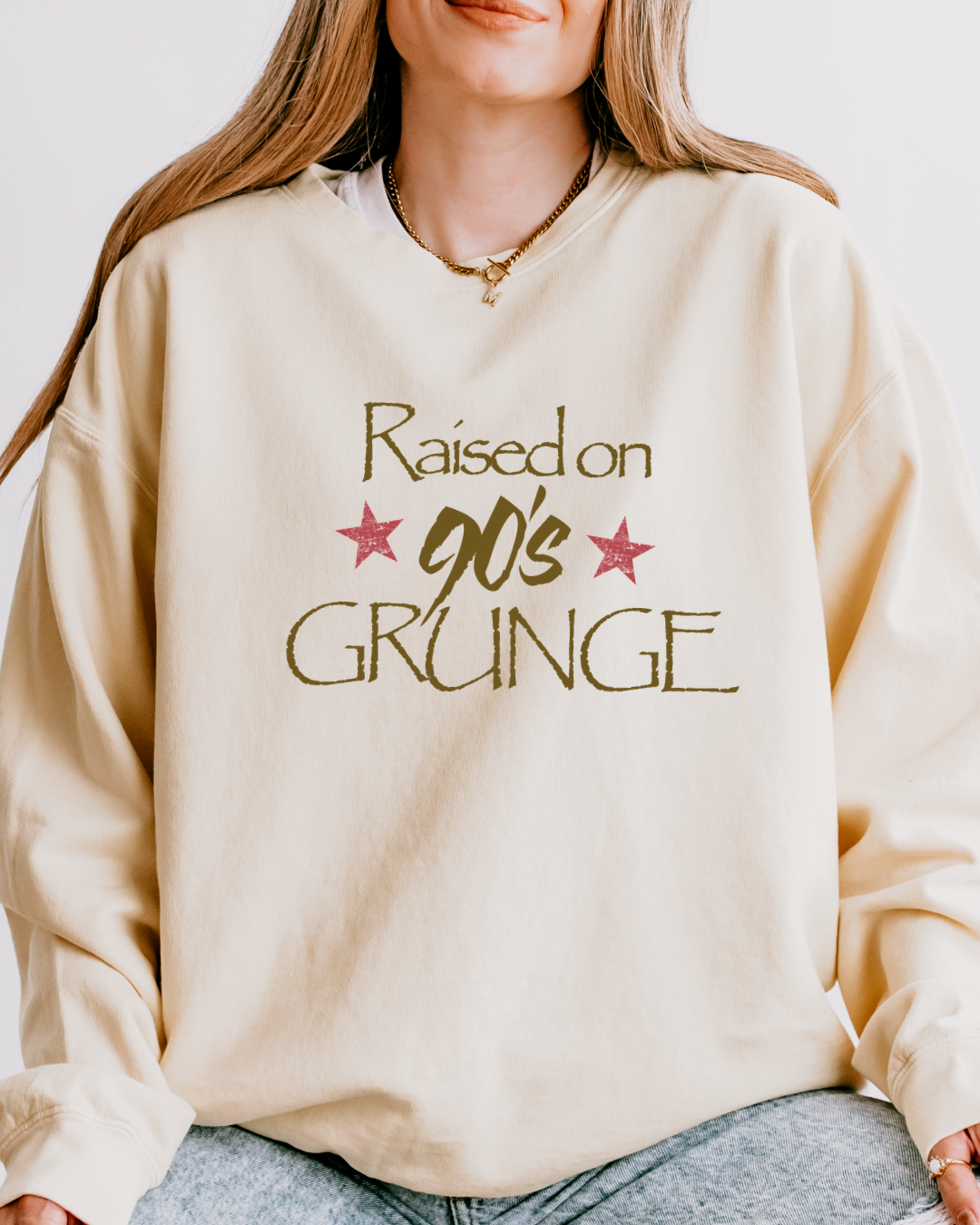 Raised on 90’s Grunge | Crewneck