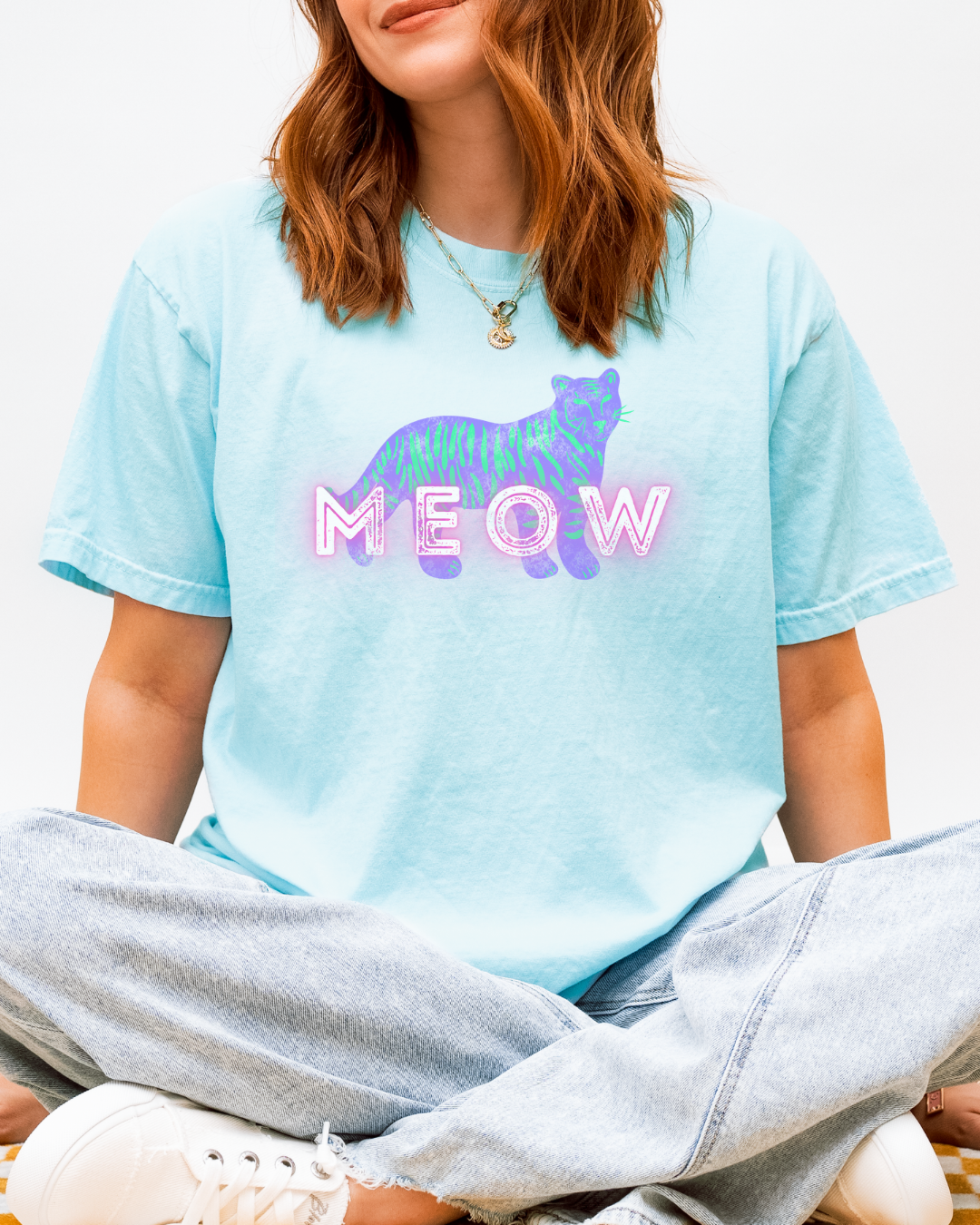 Neon Meow | Tee