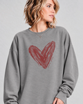 Avere Grinta Heart | Crewneck