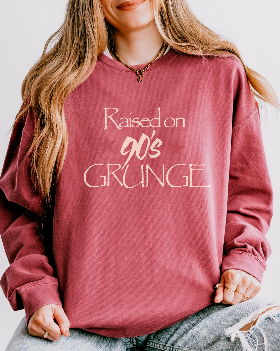 Raised on 90’s Grunge | Crewneck
