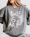 She Is Art | Crewneck