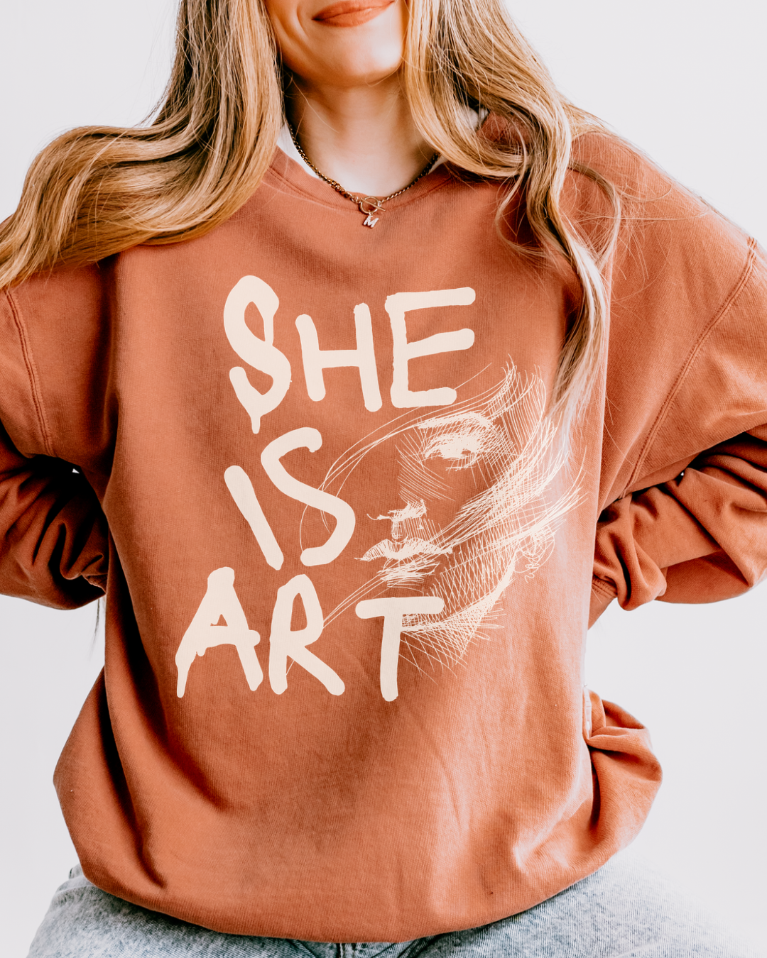 She Is Art | Crewneck